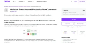 WooCommerce Variation Swatches and Photos