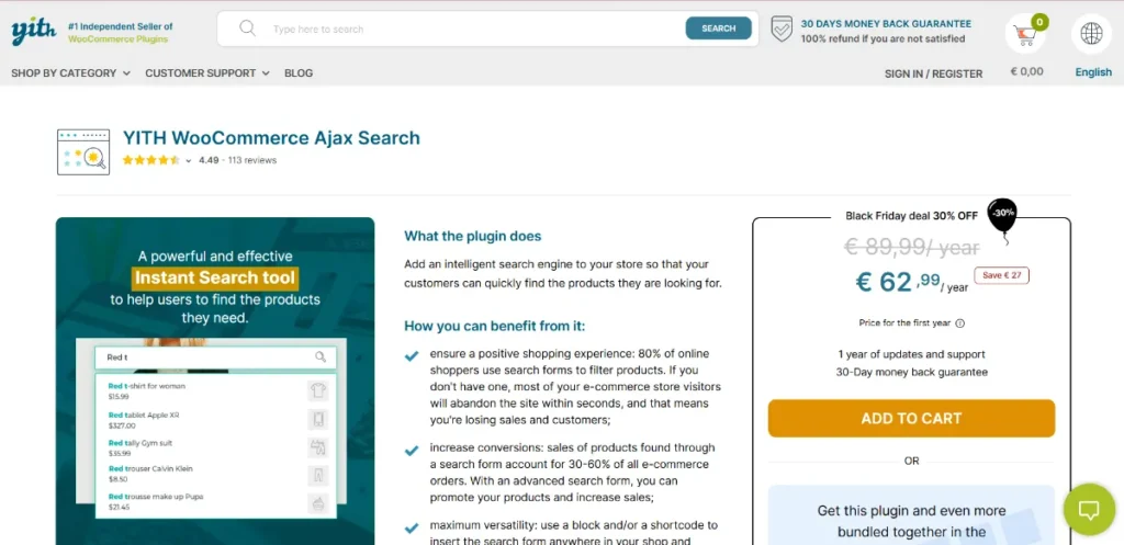 YITH WooCommerce Ajax Search Premium