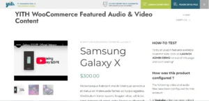 YITH WooCommerce Featured Audio and Video Content Premium