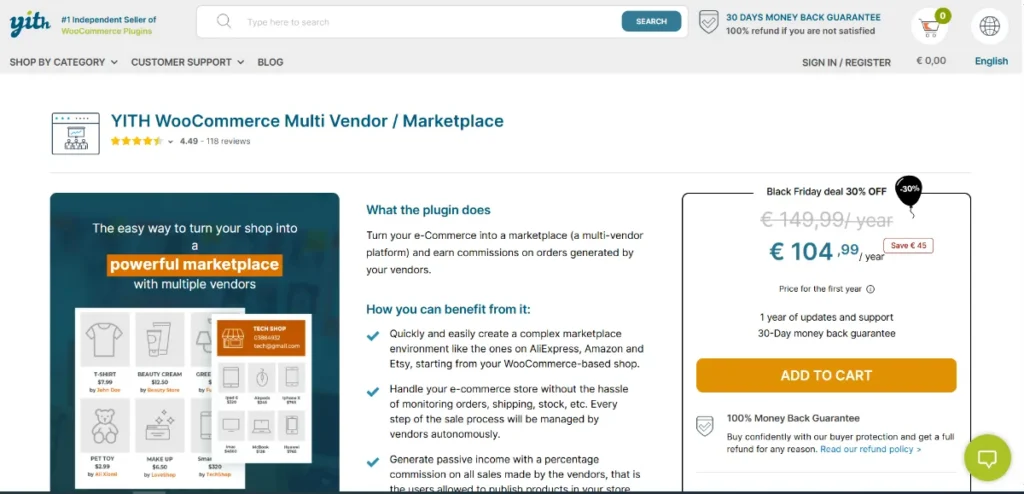 YITH WooCommerce Multi Vendor Premium