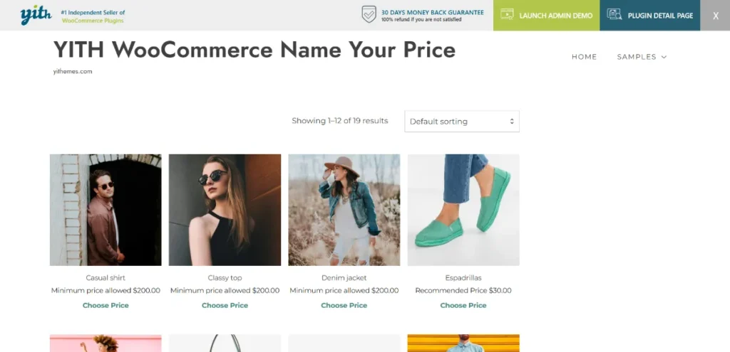 YITH WooCommerce Name Your Price Premium