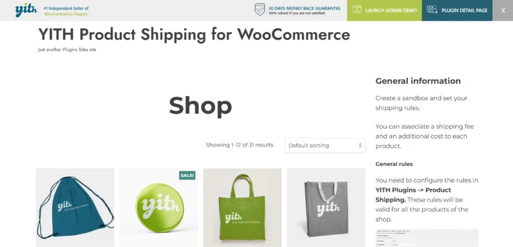 YITH WooCommerce Product Shipping