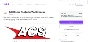 ACS Courier Voucher for WooCommerce