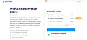 Acowebs Product Labels For Woocommerce Pro