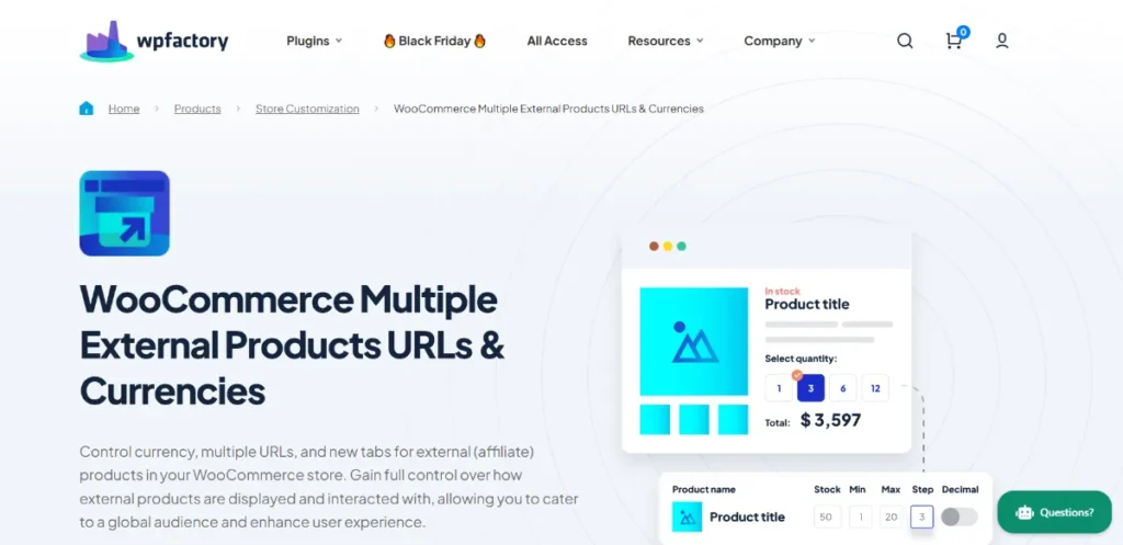 Advanced External Products for WooCommerce Pro