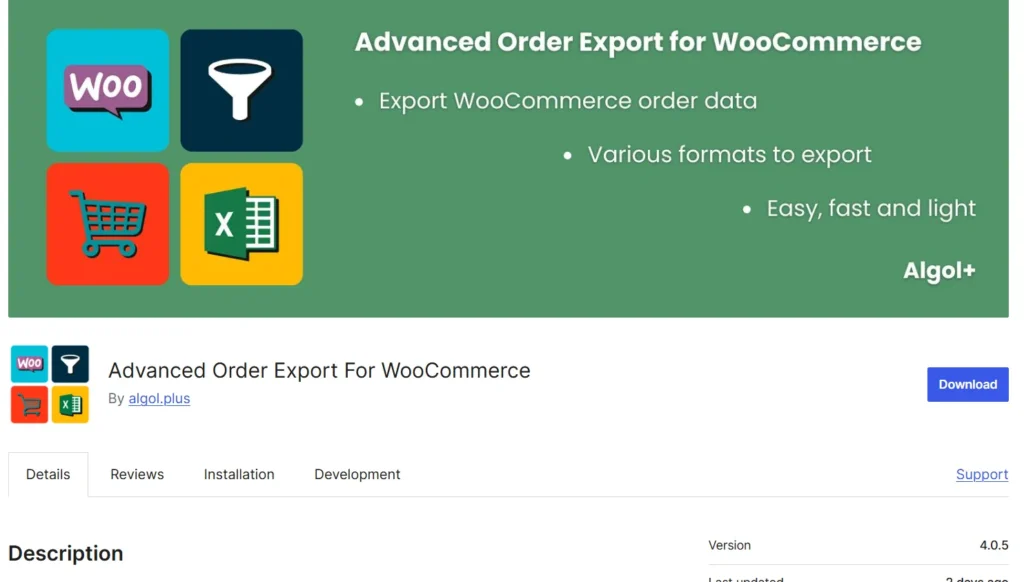 Advanced Order Export For WooCommerce (Pro)