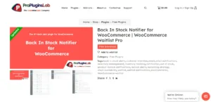 Back In Stock Notifier for WooCommerce | WooCommerce Waitlist Pro