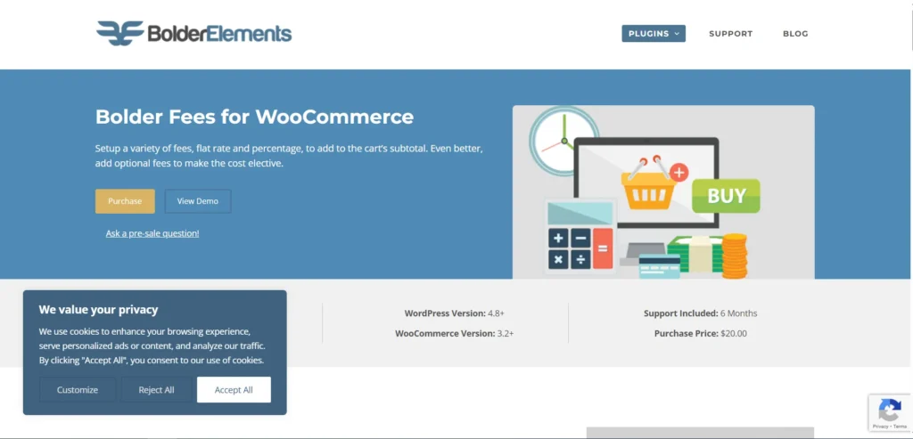 Bolder Fees for WooCommerce