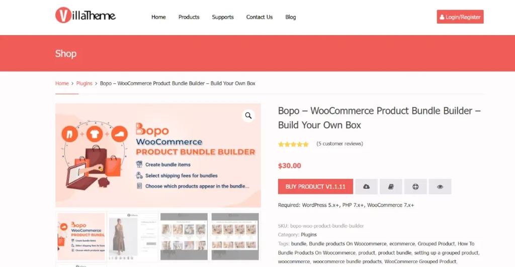 Bopo – WooCommerce Product Bundle Builder Premium