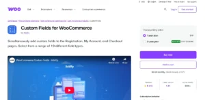 Custom Fields for WooCommerce