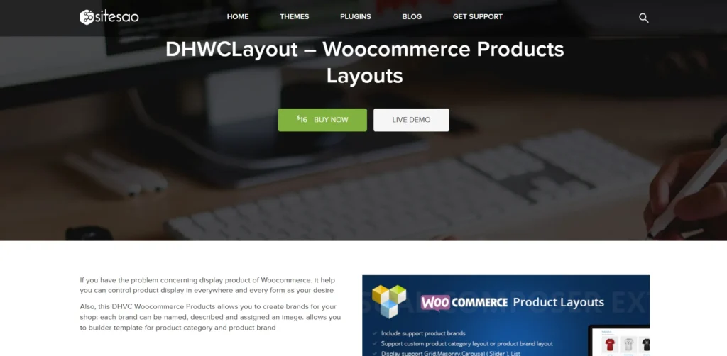 DHVC Woocommerce Products Layouts