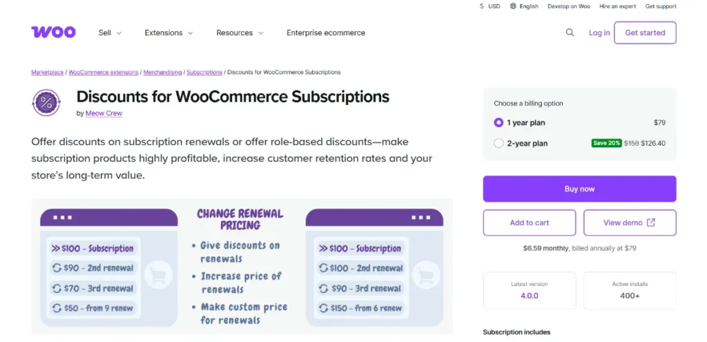 Discounts for WooCommerce Subscriptions
