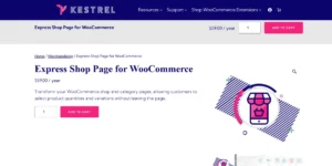 Express Shop Page for WooCommerce