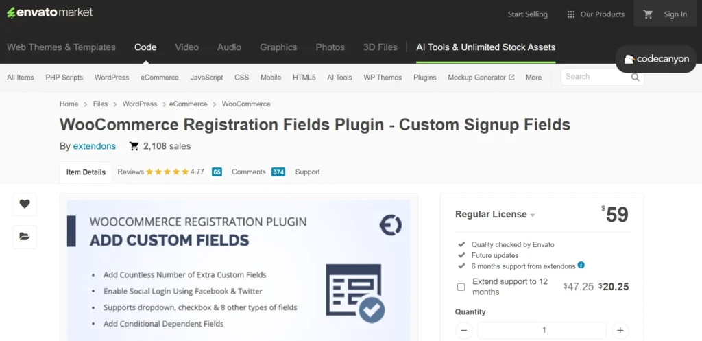 Extendons: WooCommerce Registration Plugin – Add Custom Registration Fields