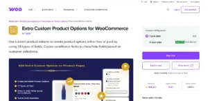 Extra Custom Product Options For Woocommerce