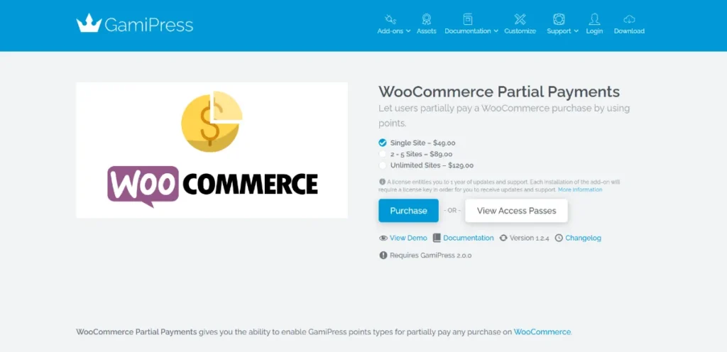 GamiPress – WooCommerce Partial Payments