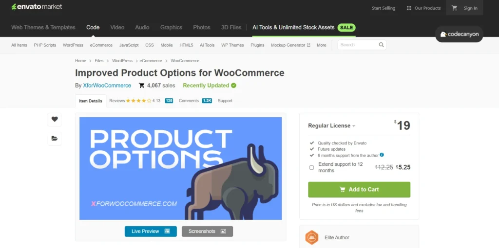 Improved Product Options for WooCommerce