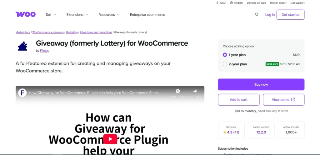 Lottery for WooCommerce