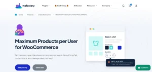 Maximum Products per User for WooCommerce Pro