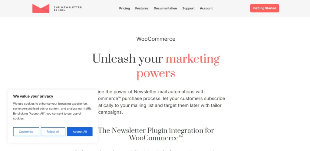 Newsletter – WooCommerce