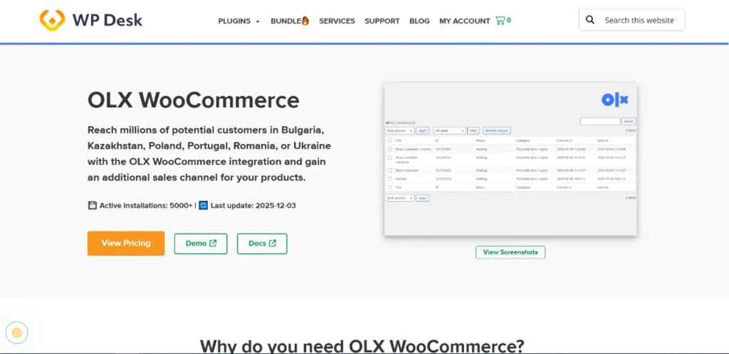 OLX WooCommerce