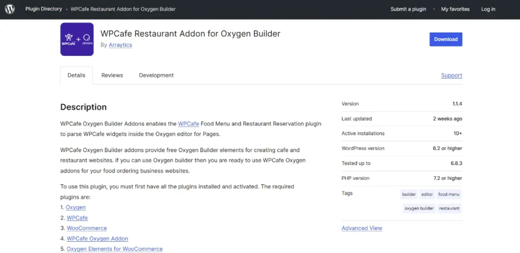 Oxygen Elements for WooCommerce