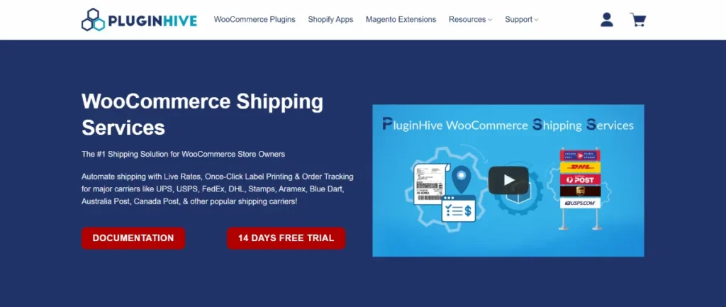 PluginHive WooCommerce Shipping Services