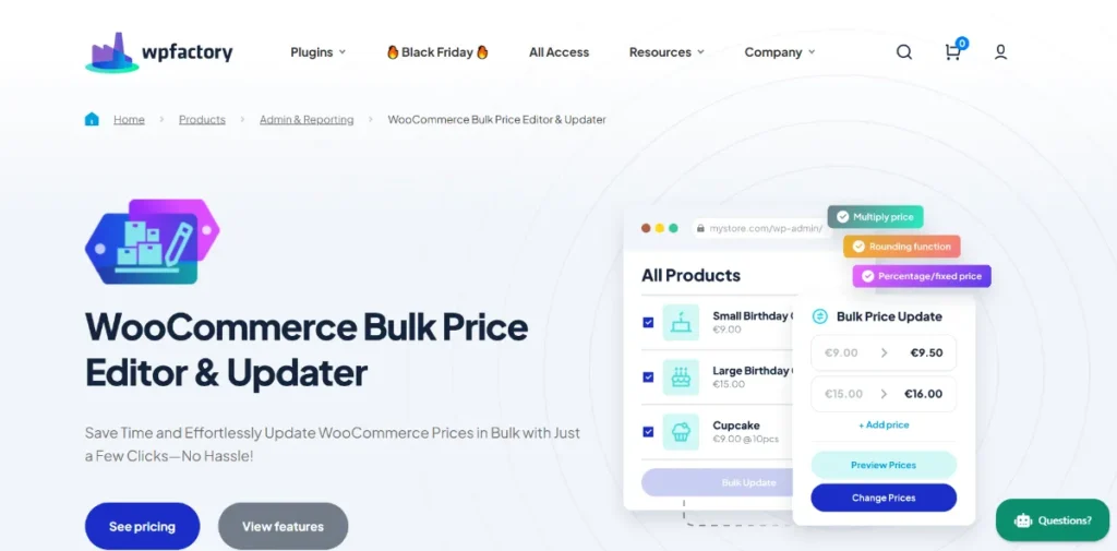 Price Update: Bulk Pricing Editor for WooCommerce Pro