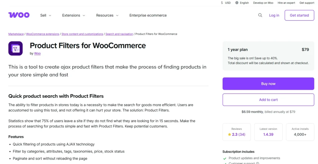 Product Filters for WooCommerce