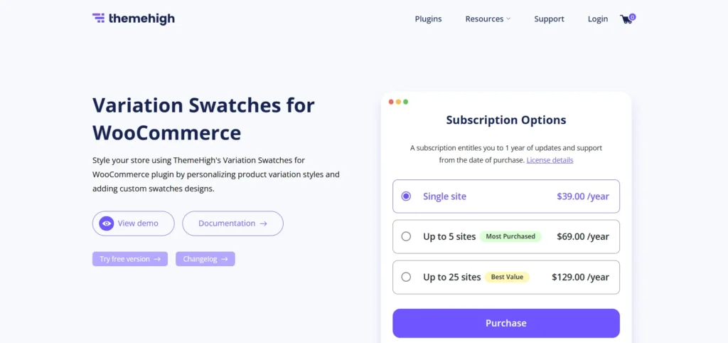 Product Variation Swatches for WooCommerce (Pro)