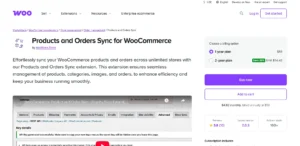 Products and Orders Sync for WooCommerce