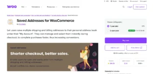 Saved Addresses For WooCommerce