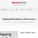 Shipping Details for WooCommerce