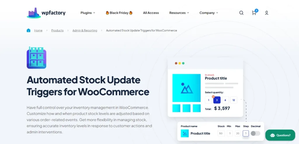 Stock Triggers for WooCommerce Pro