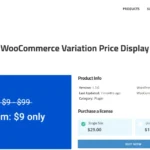 Variation Price Display For WooCommerce – Pro