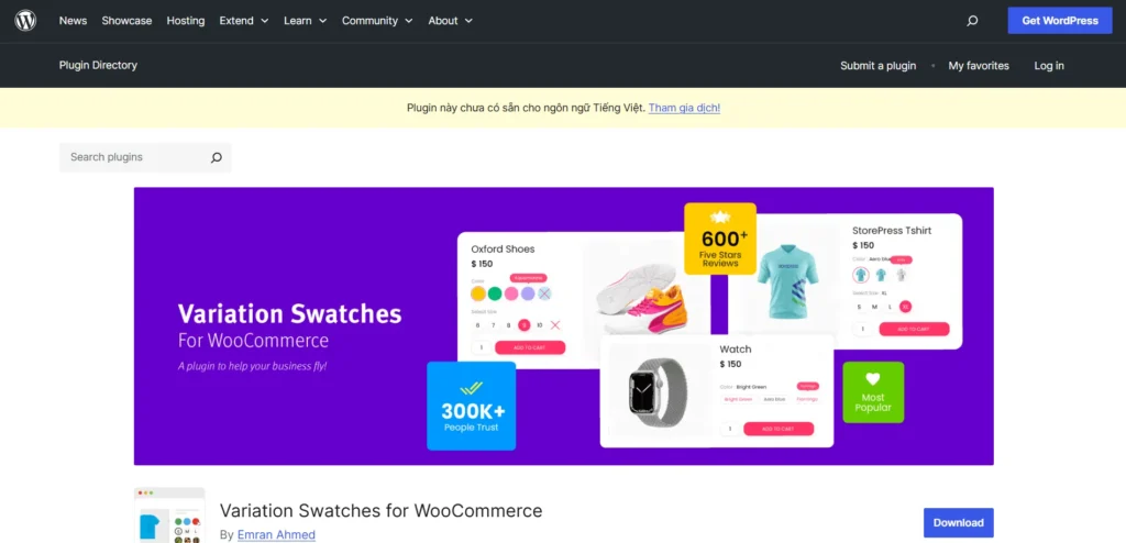 Variation Swatches for WooCommerce – Pro