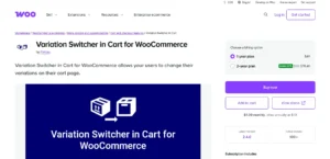Variation Switcher in Cart for WooCommerce