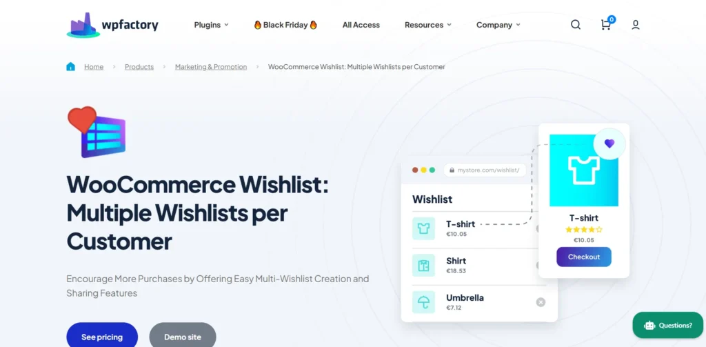 Wishlist for WooCommerce Pro