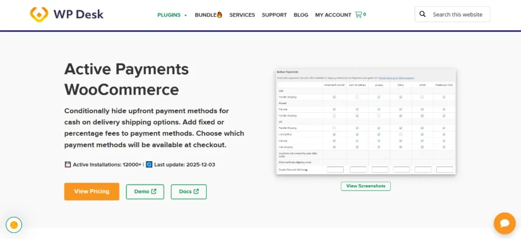 WooCommerce Active Payments