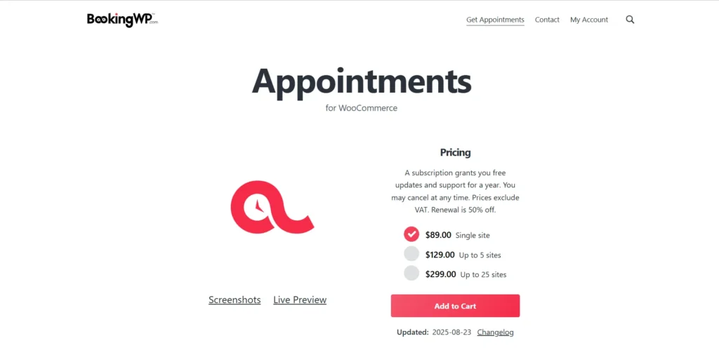 WooCommerce Appointments