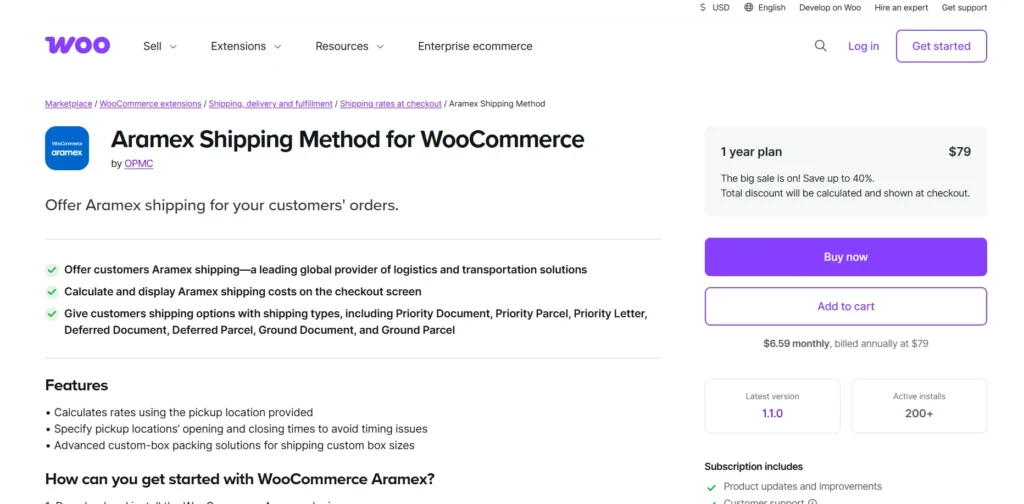 WooCommerce Aramex