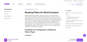 WooCommerce Bookings Filters
