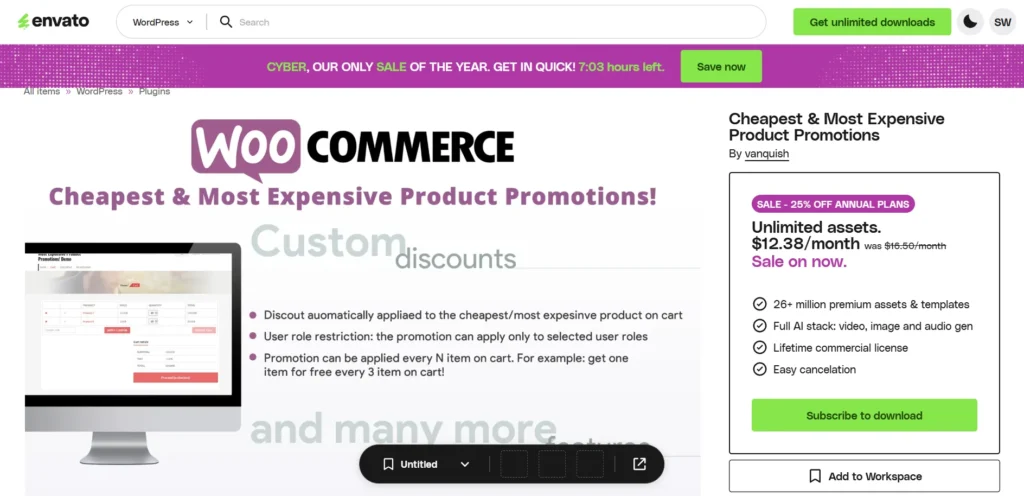 WooCommerce Cheapest & Most Expensive Product Promotions!