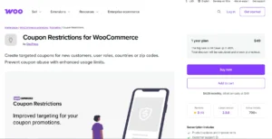 WooCommerce Coupon Restrictions