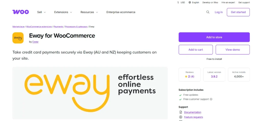 WooCommerce Eway Payment Gateway