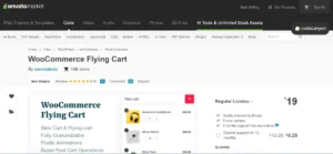 WooCommerce Flying Cart