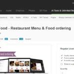 WooCommerce Food Menu