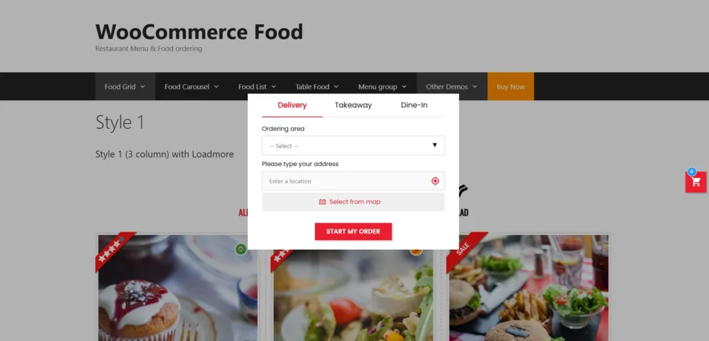 WooCommerce Food Order Calendar