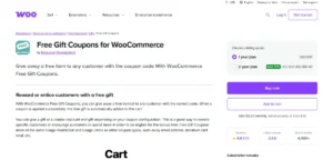 WooCommerce Free Gift Coupons