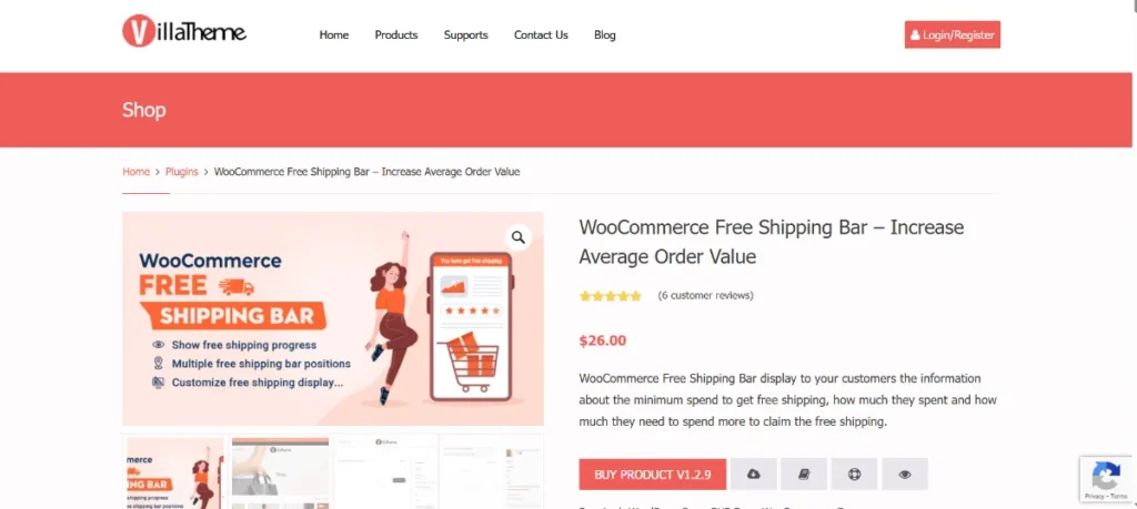 WooCommerce Free Shipping Bar Premium
